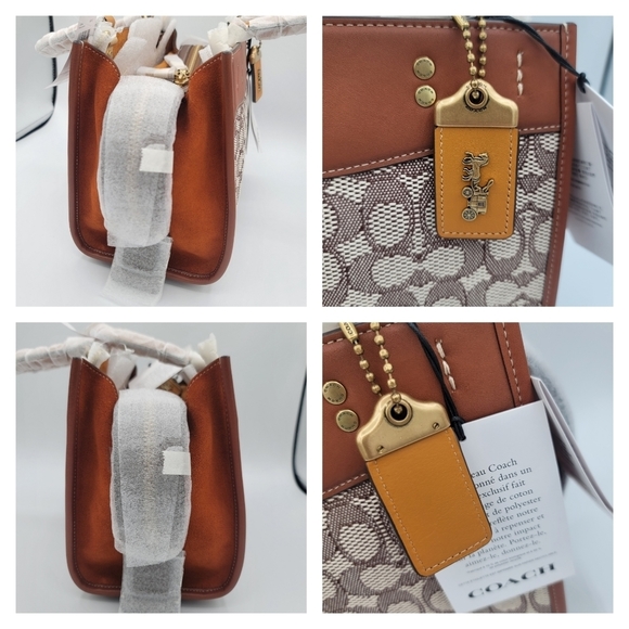 SOLD Coach Rogue 25 In Signature Textile Jacquard NEW - Picture 3 of 16